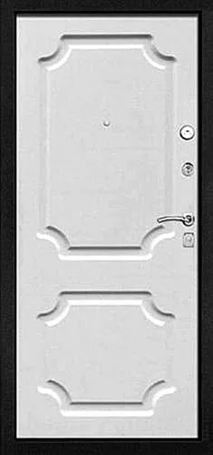 Входная дверь Aurora-13 (Порошковое напыление / МДФ ПВХ) - внутренняя сторона