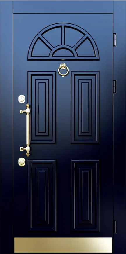 Входная дверь Aurora-8 (Порошковое напыление / МДФ ПВХ) - внешняя сторона