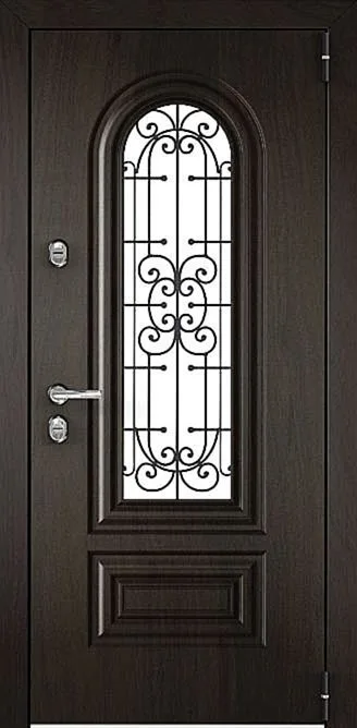 Входная дверь Gestober-5 (МДФ Филенчатый / Порошковое напыление) - внешняя сторона